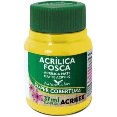 Imagem de Tinta P/Artesanato 37ml Fosca Amarelo Ouro 505 Tinta P/Artesanato 37ml