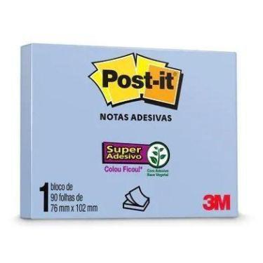 Imagem de Bloco Adesivo Post-It 76x102 Com 90 Folhas 3M LILÁS, Lilás