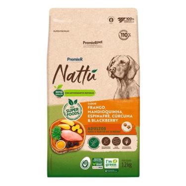 Imagem de Ração Premier Nattu para Cães Adultos Sabor Mandioquinha 12 kg