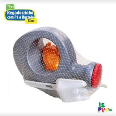 Imagem de Baldinho de Praia Regador com PÁ e Rastelo 23CM - TK Shopping