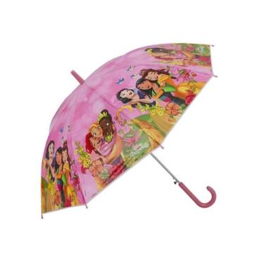 Imagem de Guarda chuva Sombrinha Infantil Plastificado Princesa Disney Cor:PRINC