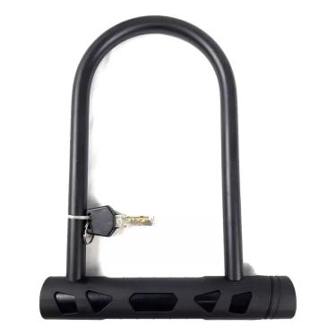 Imagem de Cadeado U-lock Absolute U-lock Estrutura Reforçada Resistente a Cortes e Arrombamentos 180x245MM Preto Absolute