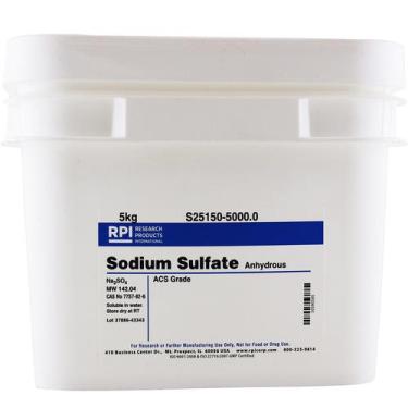 Imagem de Sulfato de Sódio Anidro Grau ACS RPI 5kg
