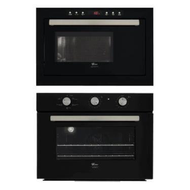 Imagem de Kit Infinity Fischer: Micro-ondas Black Grill e Forno com Air Fryer 50