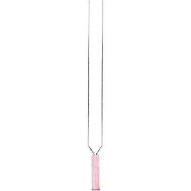 Imagem de Espeto Duplo Kala para Churrasco em Aço Inox com Ponta Dupla Uso em Área Externa Inox Kala 75CM