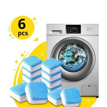 Imagem de 6 Limpa Maquina de Lavar Pastilha Para Limpeza Proteção De Maquinas De