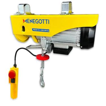Imagem de Guincho Talha Elétrica Menegotti Prime 300 600kg 1500W Elevação 12m e 