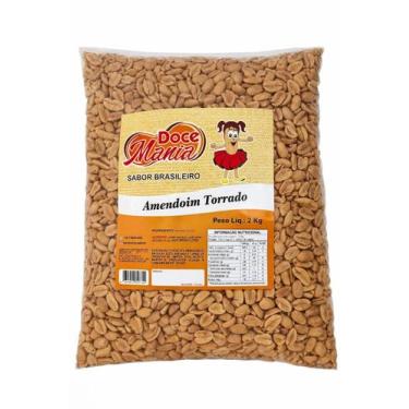 Imagem de Amendoim Torrado 2 Kg Sem Pele/Sem Sal - Docce Mannia, Amendoim