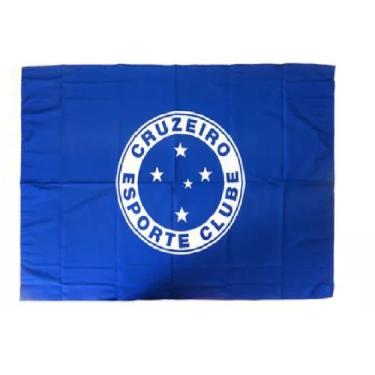 Imagem de Bandeira Torcedor Cruzeiro 1 Face 130x90cm - Oficial Licenciada, Unico