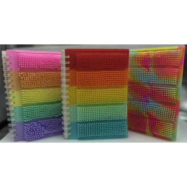 Imagem de Kit C/ 2 Caderno Sensorial Colorido com Capa de Silicone  - Dalla Vall