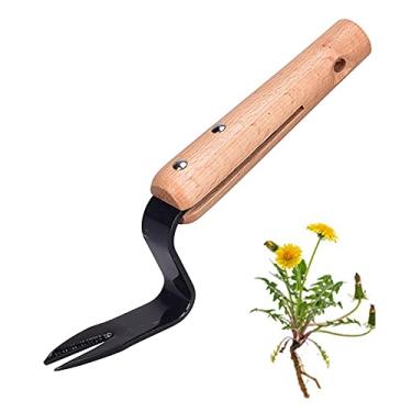 Imagem de Ferramenta de remoção manual para jardim, extrator de ervas daninhas, fácil aplicação, removedor de grama para gramado, A