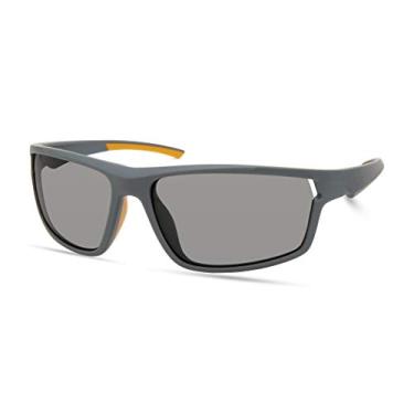 Imagem de Timberland Men's TBA9271 Polarized Rectangular Sunglasses, Matte Grey, 63mm