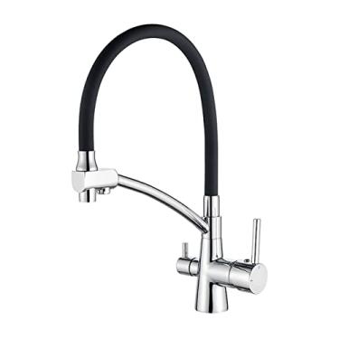 Imagem de Torneira de cozinha filtro de água torneiras de cozinha de bico duplo filtro torneira misturador de purificação de água torneiras, L4855,2, China