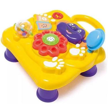 Imagem de Mesa de Atividades Monkey Table Amarela Calesita 824