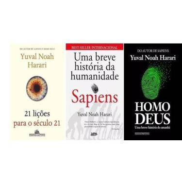 Imagem de Kit 3 Livros Yuval Noah 21 Lições Para O Século 21 Sapiens E Homo Deus