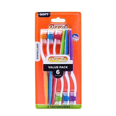 Imagem de Escova de dentes macia Ora-Zen 6 cada