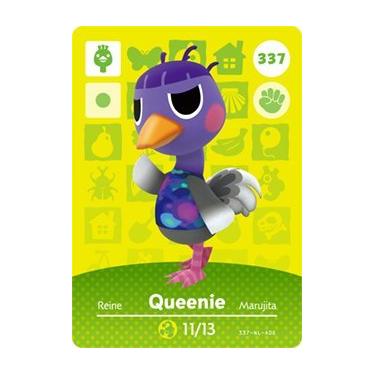 Imagem de Queenie – Cartão Amiibo Nintendo Animal Crossing Happy Home Designer Series 4 – 337