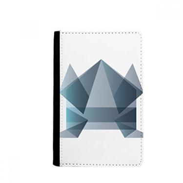 Imagem de Porta-passaporte com formato geométrico de sapo origami abstrato notecase burse capa carteira porta-cartão, Multicolor