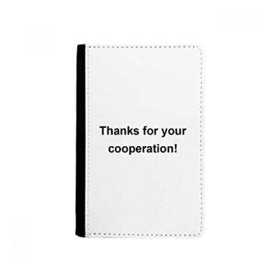 Imagem de Thanks For Your Cooperation Symbol Passport Holder Notecase Burse Wallet Cover Card Purse, Multicolor
