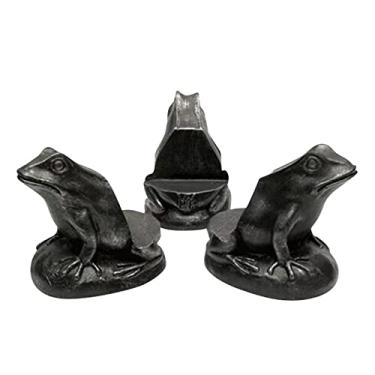 Imagem de sillervan plantas para vasos, pés vaso coelho em forma animal pés, estátua cão/gato/coelho planta pés vaso planta - pés suporte vaso - ornamentos arte quintal feitos à mão qualificados