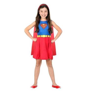 Imagem de Fantasia Supergirl - Super Pop - Infantil - Sulamericana Fantasias