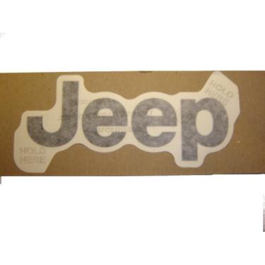 Imagem de Mopar Emblema decalque metálico prata escuro Jeep Wrangler