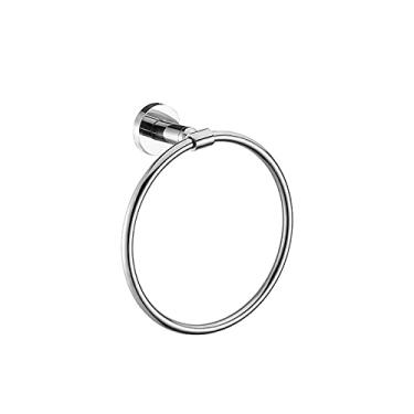 Imagem de Prateleira de vidro para banheiro de aço inoxidável 304 Suporte para sabonete Toalheiro Barra de parede Escova de banheiro Cabide Cromado Conjunto de acessórios, anel de toalha