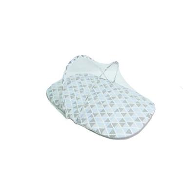 Imagem de Giz de Cor Confecções Bercinho Portatil Losango Azul Losango Azul