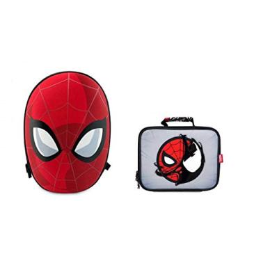 Imagem de Kit mochila + lancheira escolar Spider man original disne store y