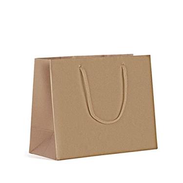 Imagem de Sacola Papel 19,5x16x9cm 1065 Kraft Natural 10 unidades