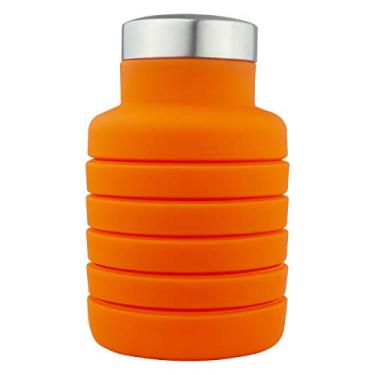 Imagem de Garrafa Retrátil Silicone Dagg Eco Care - Laranja