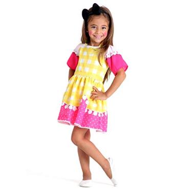 Imagem de Sulamericana Fantasias Lalaloopsy Pop - Crumbs Sugar Cookie , P-4, Amarelo/Rosa