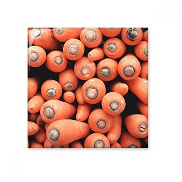 Imagem de Fotografia de cenouras vagetáveis frescas azulejo de cerâmica brilhante decalque de tijolos esmaltados