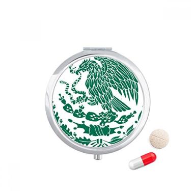 Imagem de Porta-comprimidos com emblema nacional do México