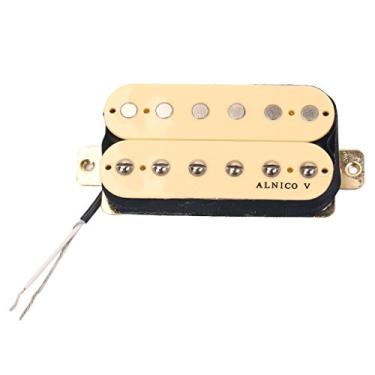 Imagem de 1 captador Humbucker de guitarra Cream Alnico 5 peças de reposição para guitarra ST SG