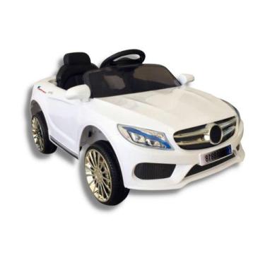 Imagem de Mini Carro Eletrico Infantil 6V Branco - Importway