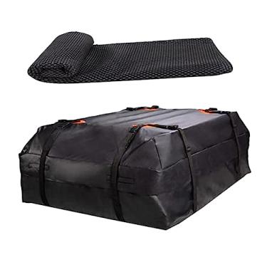 Imagem de Vaguelly 1 Conjunto bagagem de teto bolsa de teto de carro suprimentos para telhados de automóveis mochila veículo transportador de carga suporte de carga do teto do carro