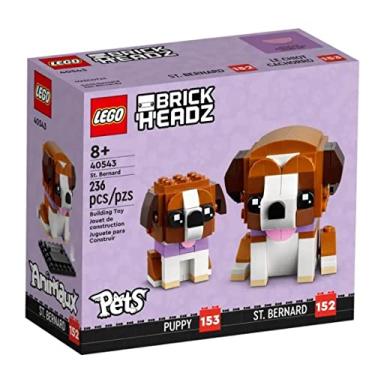 Imagem de Lego BrickHeadz Pets Dogs, Cats, Fish, Birds or Hamsters (Choose Pet) (St. Bernard 40543)