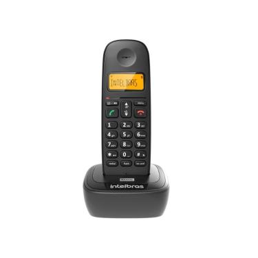 Imagem de Ramal sem Fio Intelbras TS 2511 - DECT 6.0 - com Agenda e Identificador de Chamadas - Preto