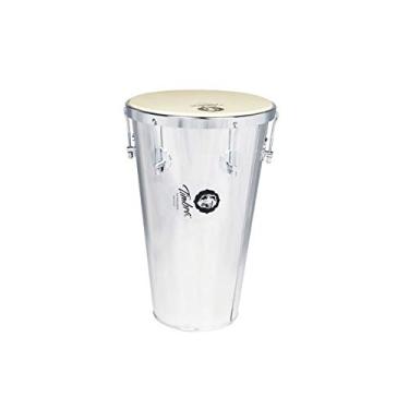 Imagem de Tantam Cônico de 12 Polegadas por 50 cm de Alumínio com Aro Cromado e Pele Animal - 8254