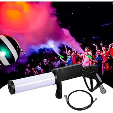 Imagem de Máquina De Fumaça De CO2, Palco De Arma De Atmosfera Portátil De LED CO2, Máquina De Fumaça Portátil Para DJ, Controle Manual, Para Discoteca, Festa, Palco, Casamento, Natal,Collector88