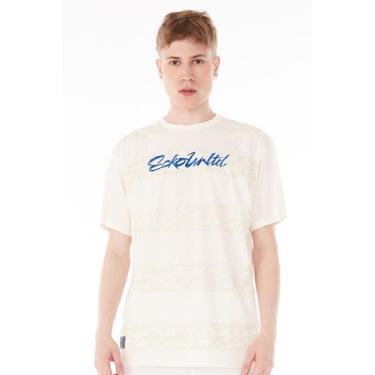 Imagem de Camiseta Ecko Plus Size Estampada Off White