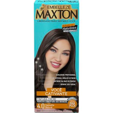 Imagem de Embelleze Maxton Tinta De Cabelo 4.0 Kit Castanho Natural 4.0 Castanho Natural