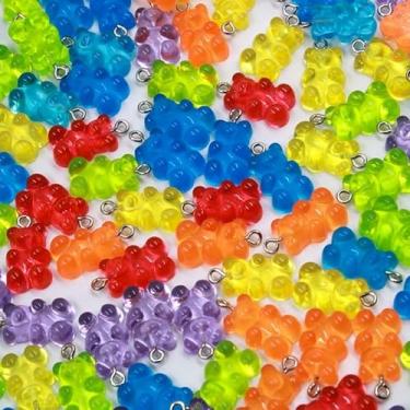 Imagem de Pingente Resina Variados Personagem Doces Flores - 4 Unidades (URSINHO FINI)