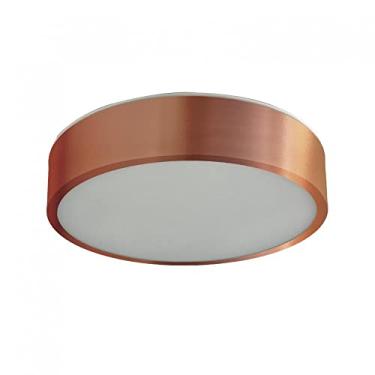 Imagem de Plafon Redondo 2 Lâmpadas E27. Pantoja & Carmona. 25. 60 W. Cobre Bivolt