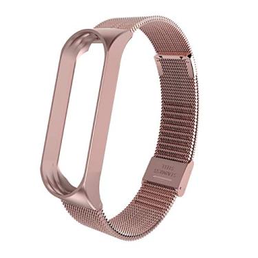 Imagem de Pulseira Relógio Xiaomi MI BAND 3 aço/metal (Rose pink)
