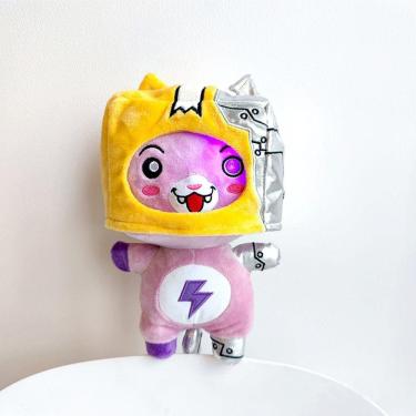 Imagem de Lankybox Cyborg pelúcia brinquedo raposas de pelúcia boneca luz decorativa 