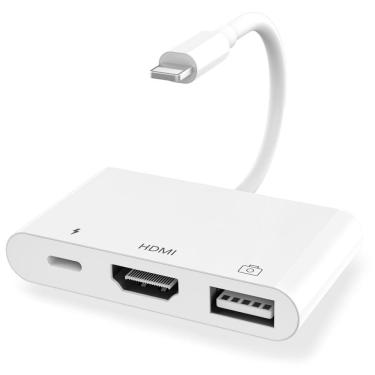 Imagem de Adaptador Lightning para HDMI / VGA / AV Um tamanho