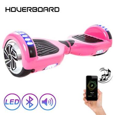 Imagem de Hoverboard Bluetooth 6,5" Polegadas Rosa Hoverboard Bolsa