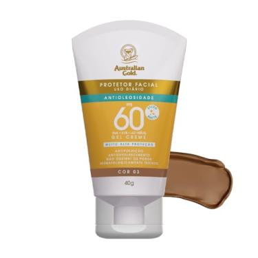 Imagem de AUSTRALIAN GOLD PROTETOR SOLAR FACIAL COM COR GEL CREME COR 03 FPS 60 40G